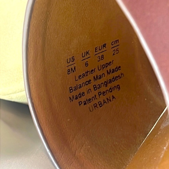 NATURALIZER Urbana Platform Wedge Brown Leather Calf Hair Cheetah Print Size 8 - Picture 6 of 11